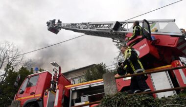 Évacués par la grande échelle : un couple et leur nourrisson sauvés d’un incendie par la police et les pompiers à Montpellier