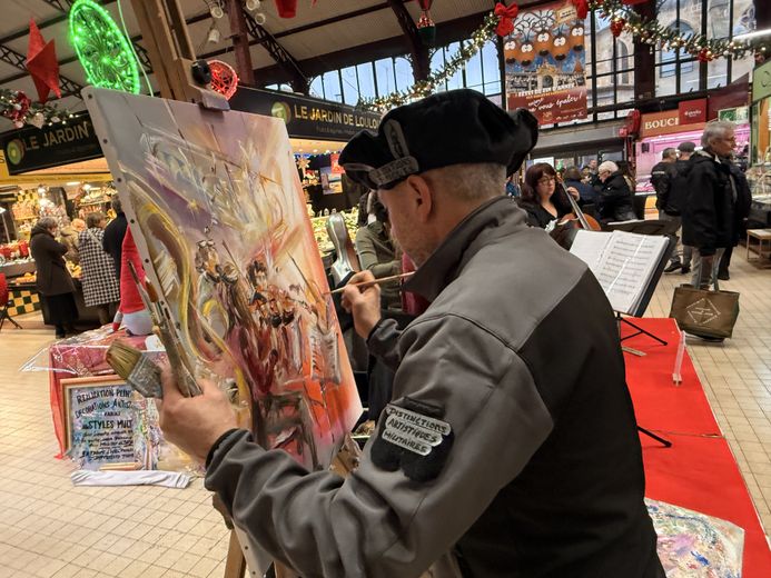 "Je suis inspiré par les techniques des artistes qui viennent surtout du classique."