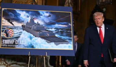Donald Trump lance une nouvelle classe de navires de guerre à son nom