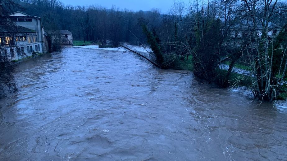 L’Aveyron n’a pas débordé malgré les intempéries à Laguépie.