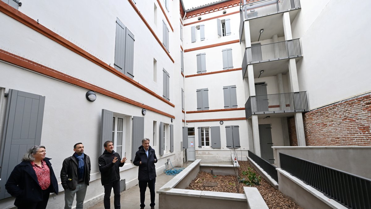 L’un des plus anciens HLM de Toulouse réhabilité dans le pur style Art Déco… avec des consommations d’énergie en baisse de 75 %