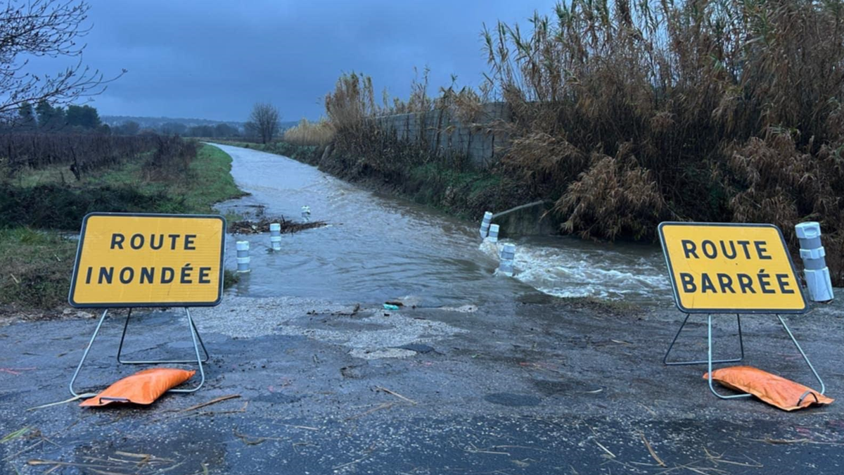 Repêché in extremis en hypothermie : un conducteur manque de se noyer en forçant un gué près de Montpellier