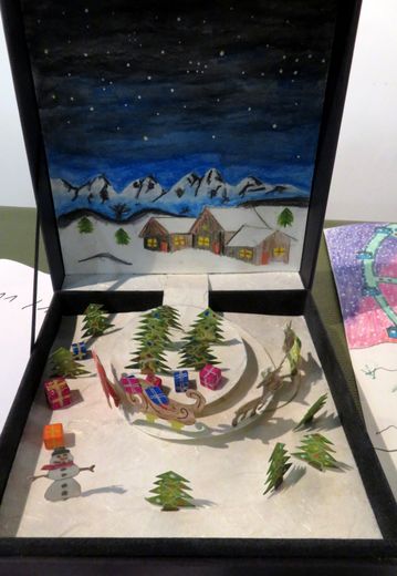 Marlène a réalisé une création animée et en trois dimensions.