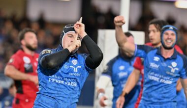 Castres-Lyon : l’espadon, le requin, d’où viennent les célébrations délirantes du talonneur du CO Loris Zarantonello