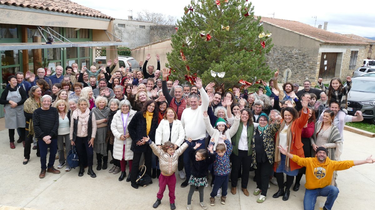 Un bon repas de Noël et une médaille à Rennes-le-Château