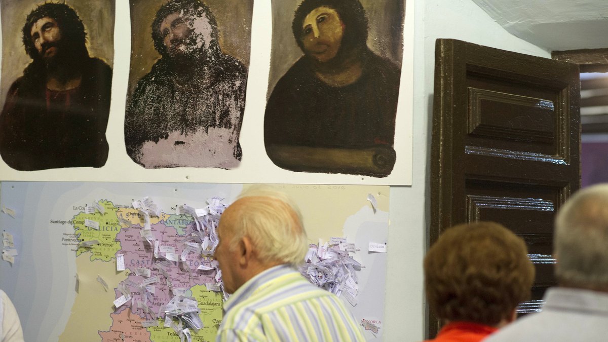 Elle était devenue célèbre pour sa restauration ratée d’une peinture du Christ : Cecilia Gimenez est décédée à l’âge de 94 ans