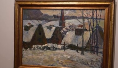"Village breton sous la neige", le tableau renversant de Paul Gauguin