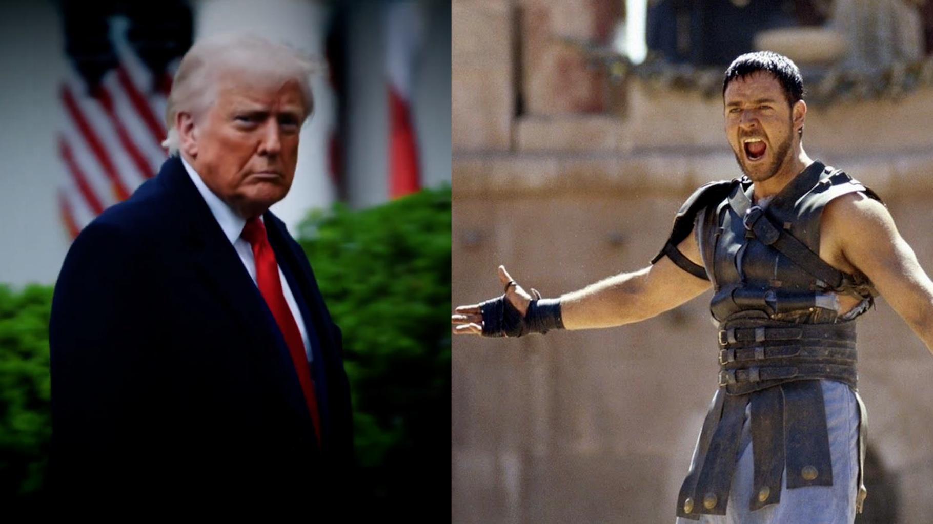 Donald Trump utilise « Gladiator » pour annoncer 2026, mais il n’a apparemment pas vu le film