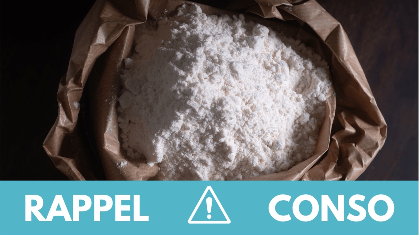 Plusieurs lots de farine contaminés rappelés : ce qu'il faut savoir