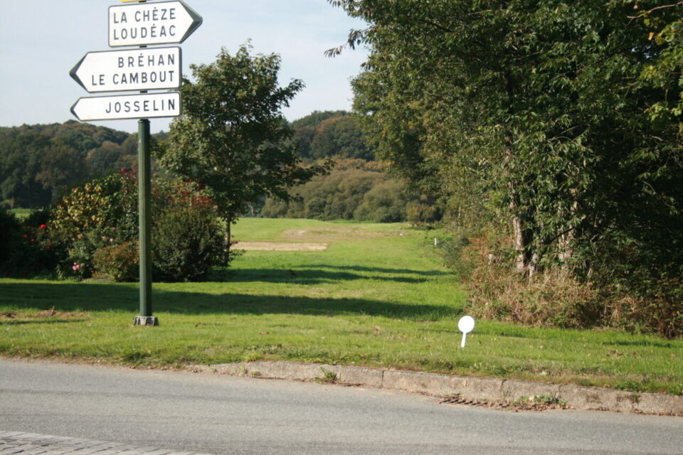 Emplacement du futur lotissement