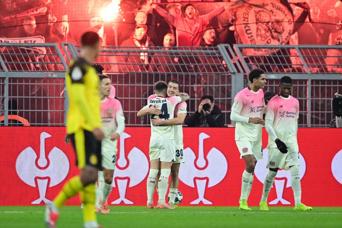 Dans un match tactique, le Bayer Leverkusen élimine Dortmund et se qualifie pour les quarts de la Coupe d'Allemagne