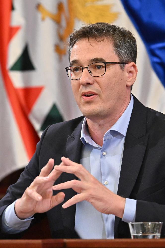 Le maire écologiste de la capitale hongroise, Gergely Karacsony, à Budapest, le 27 juin 2025.