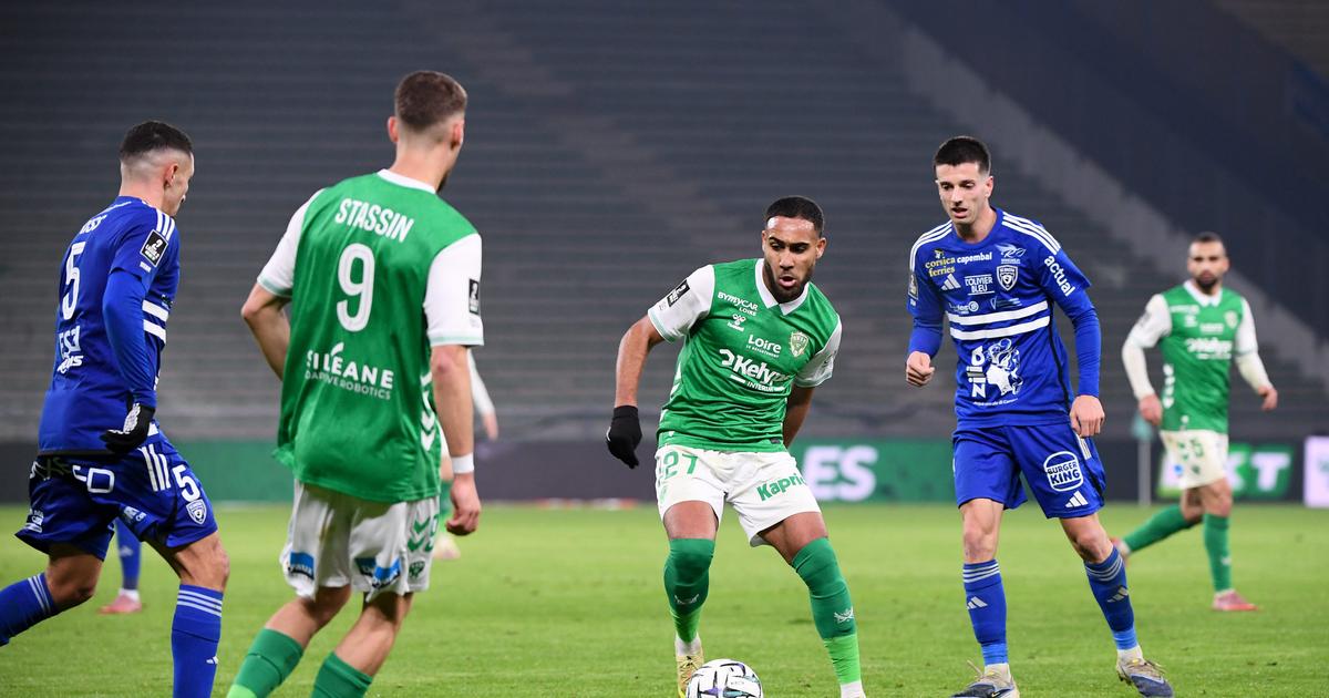Saint-Étienne laisse de précieux points contre la lanterne rouge Bastia