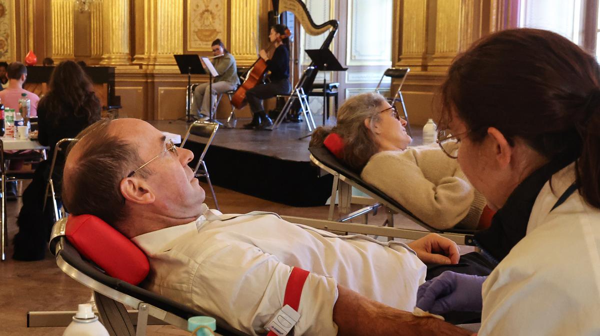 une collecte de sang en musique au Grand Théâtre