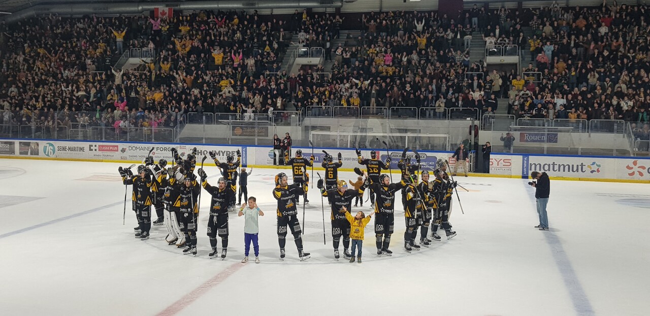 Hockey sur glace. Les Dragons de Rouen filent vers les demi-finales de la Coupe de France
