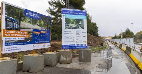 Première pierre posée pour le BHNS de la Métropole de Toulon