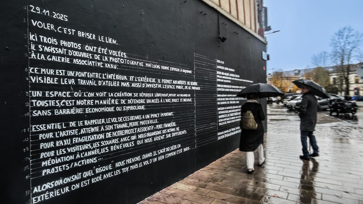 à Bayonne, des photos de l’artiste Maï Lucas volées dans une exposition de la galerie Kaxu