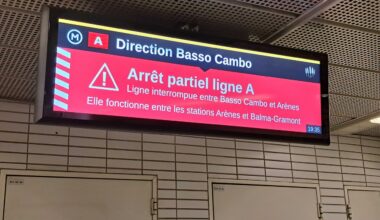 la ligne A du métro partiellement à l'arrêt pendant plusieurs heures, la raison est assez rare