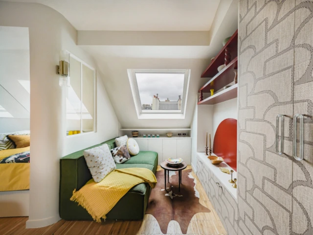 Vue depuis l'entrée 