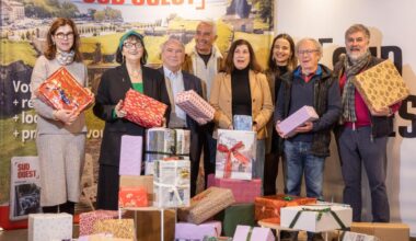 soixante-dix boîtes de Noël solidaires distribuées cette année