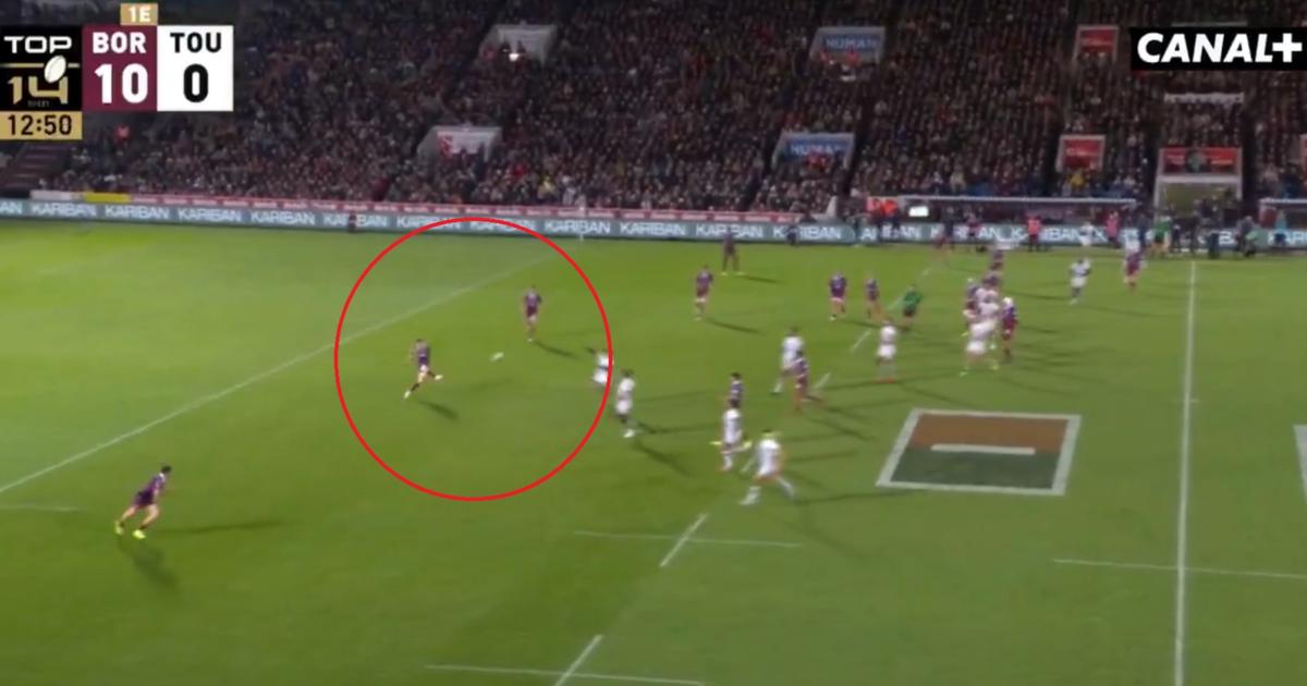Top 14 : en vidéo, le coup de pied de mammouth et maîtrisé de Jalibert qui trouve une sublime touche avec l’UBB - Le Figaro