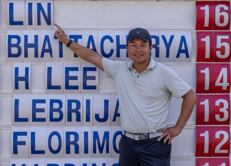 Yuxin Lin Picture by Jason Butler/Asian Tour