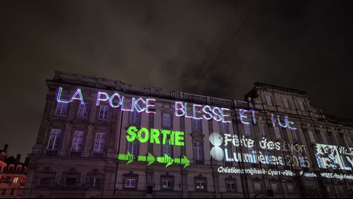« La police blesse et tue » : le maire de Lyon condamne des messages projetés pendant la fête des Lumières
