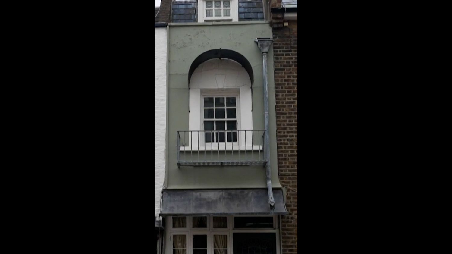 Londres : les maisons étroites