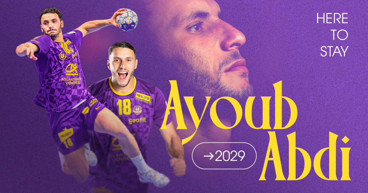 Ayoub Abdi prolonge au HBC Nantes jusqu'en 2029