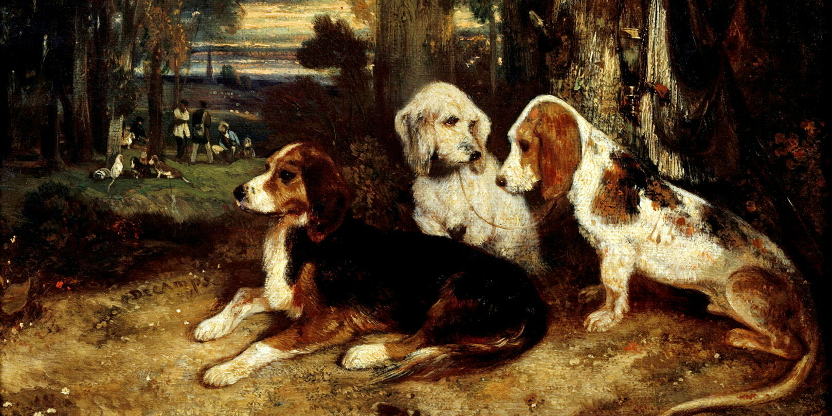 Pister les chiens dans les galeries du Louvre