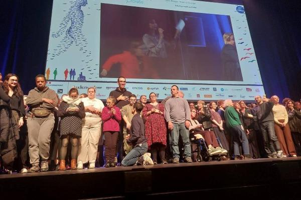 Les comédiens étaient présents à Saint-Malo pour la remise des prix.