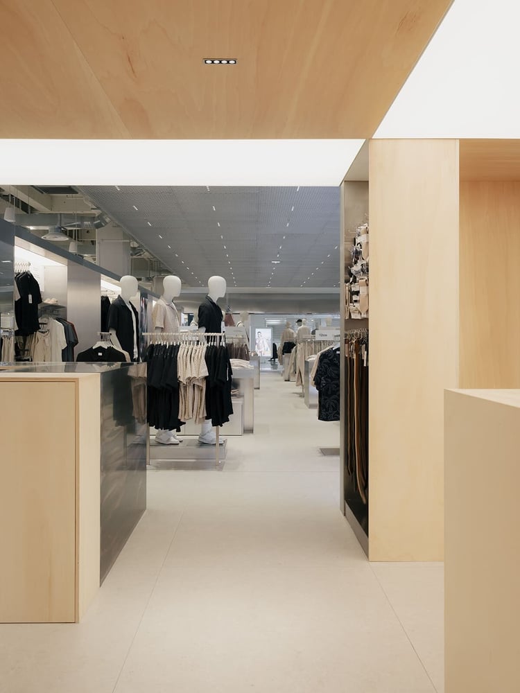 Intérieur du concept Celio 3.0 de La Défense Intérieur du concept Celio 3.0 de La Défense - Ateliers AUAV