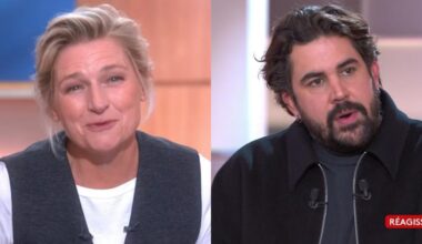 Anne-Élisabeth Lemoine chambre Artus et ses cadeaux à Léa Salamé