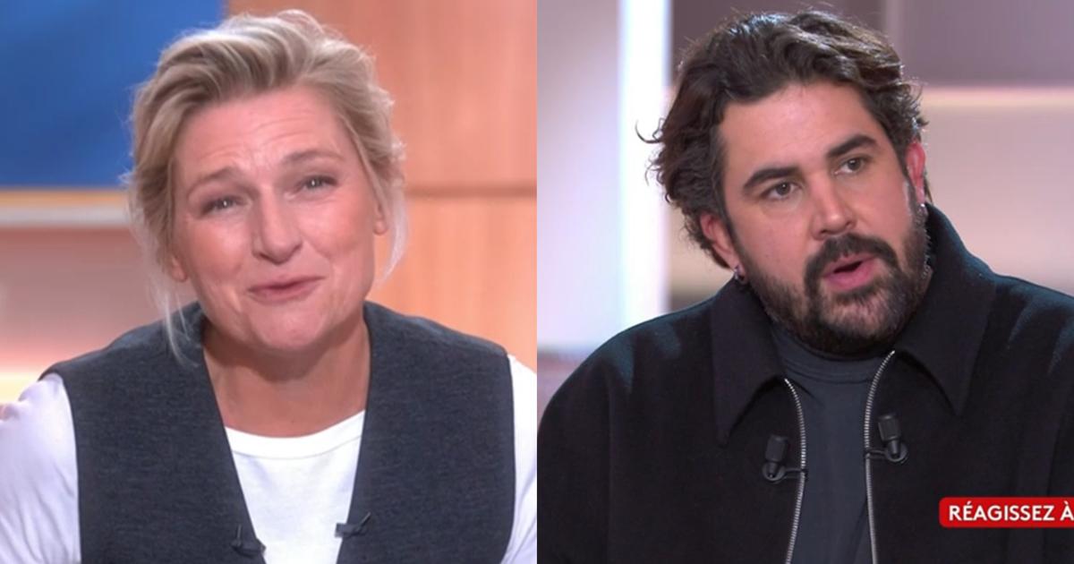 Anne-Élisabeth Lemoine chambre Artus et ses cadeaux à Léa Salamé