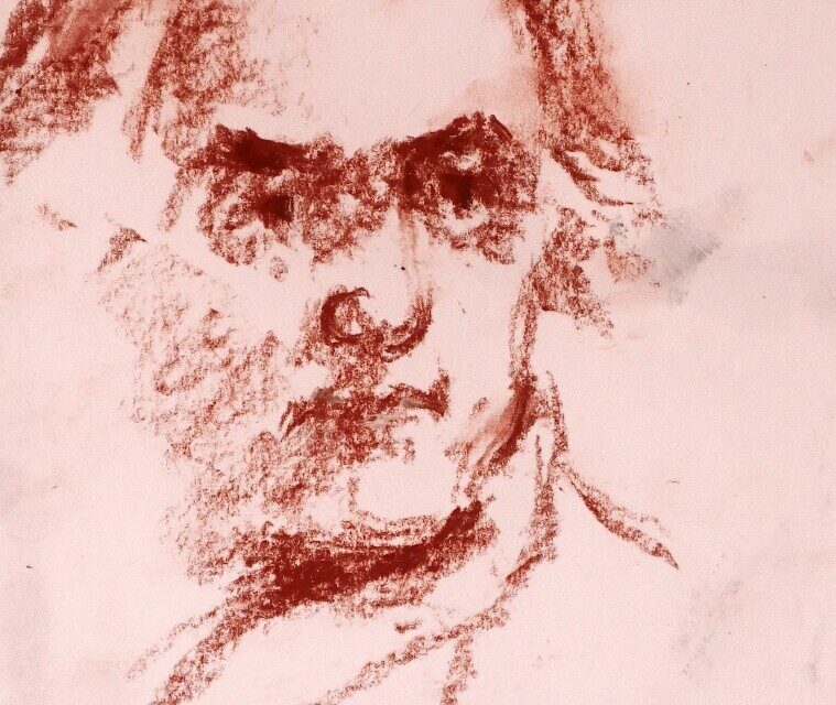 Un de ses derniers autoportraits