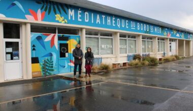 Cette médiathèque et sa nouvelle fresque captent tous les regards dans le Cotentin