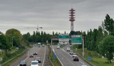 trafic fluide sur les routes de l'agglomération