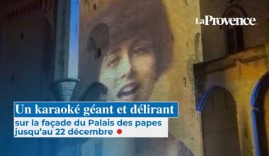 Britney Spears, AC/DC... un karaoké géant et délirant sur la façade du Palais des papes jusqu'au 22 décembre