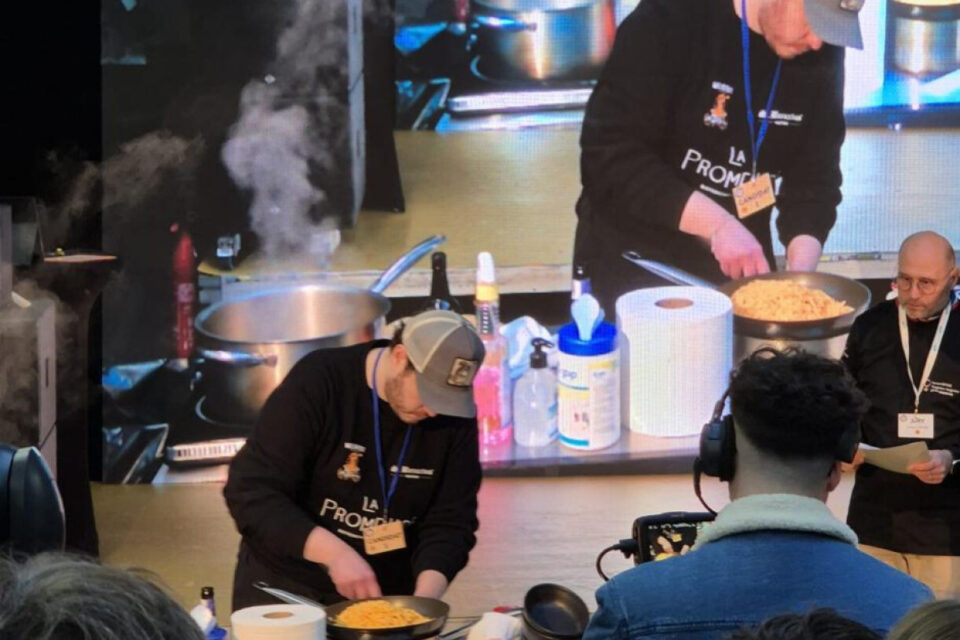 Rémi Navello lors du concours, le 30 novembre dernier à la gare Saint-Sauveur.