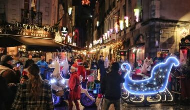 quand assister à la parade du Père Noël sur son traineau ?