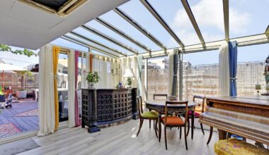 un appartement avec terrasse et jacuzzi dans le XIXe arrondissement de Paris