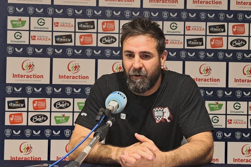 Fabien Fortassin, entraîneur de Valence-Romans