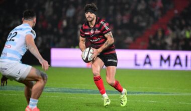 Romain Ntamack de retour à l'entraînement avec Toulouse