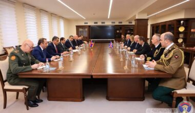 Des questions de coopération arméno-britannique dans le secteur de la défense furent discutés à Yerevan entre représentants de l’Arménie et du Royaume-Uni