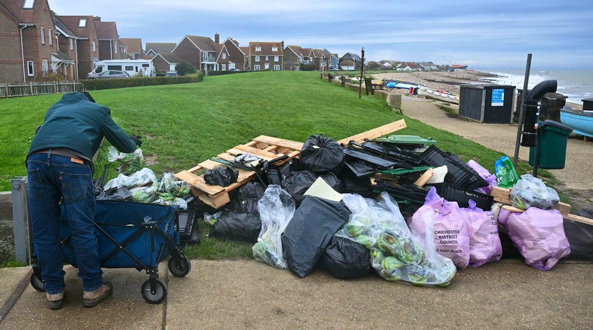 Les bananes récupérées.