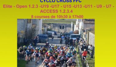 Sud Gironde – CYCLISME — — Résultats du cyclo-cross de la Citadelle de Brouage