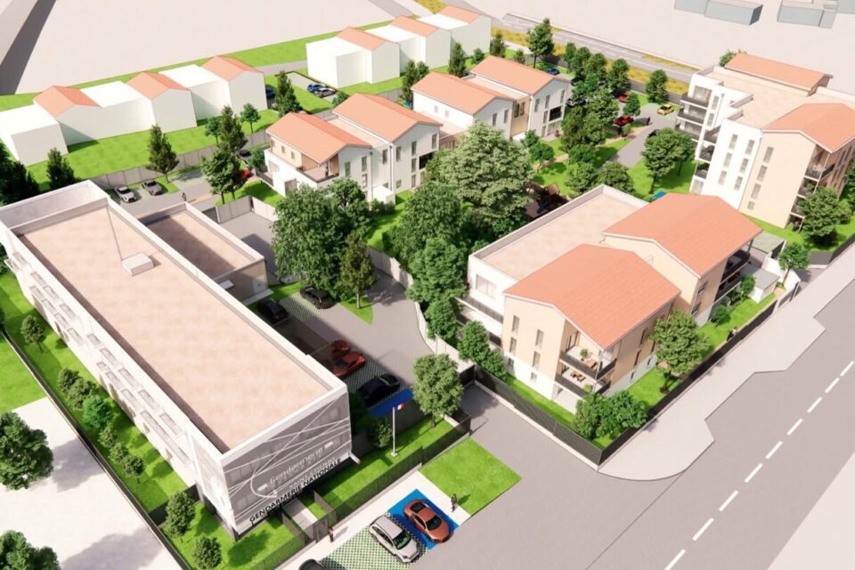 La première pierre de la nouvelle caserne de la gendarmerie de la Loire a été posée le 17 décembre dans un quartier en pleine transformation de Saint-Etienne