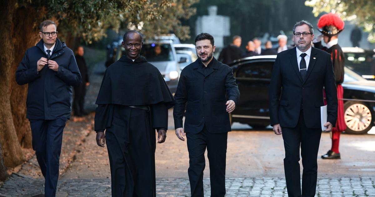 Volodymyr Zelensky rencontre le Pape Léon XIV avant un entretien avec Giorgia Meloni