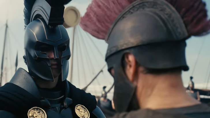 Agamemnon (Benny Safdie) et Ulysse (Matt Damon) dans les premières images de « L’Odysée » de Christopher Nolan.