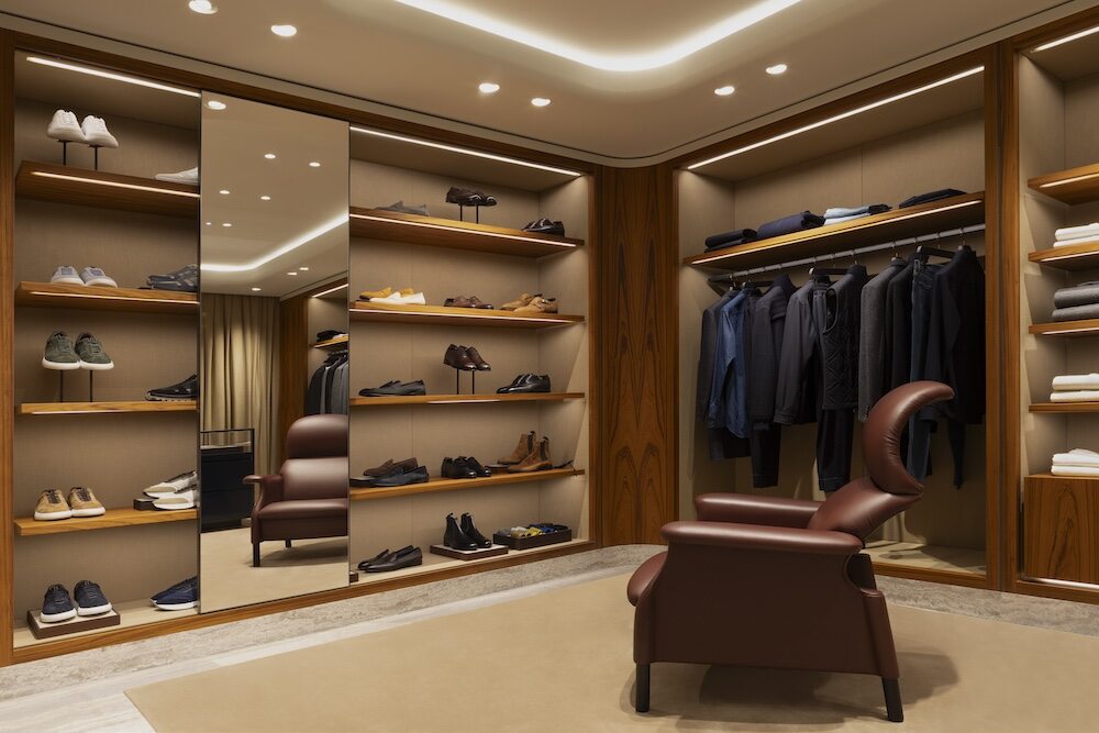 Brioni à Paris. Vue de l'intérieur